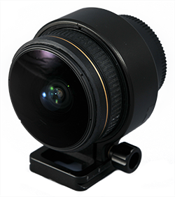 Nikkor 10,5mm (f2,8) fisheye - rasiert und mit Adaptierung für Nodal Ninja Ultimate R1