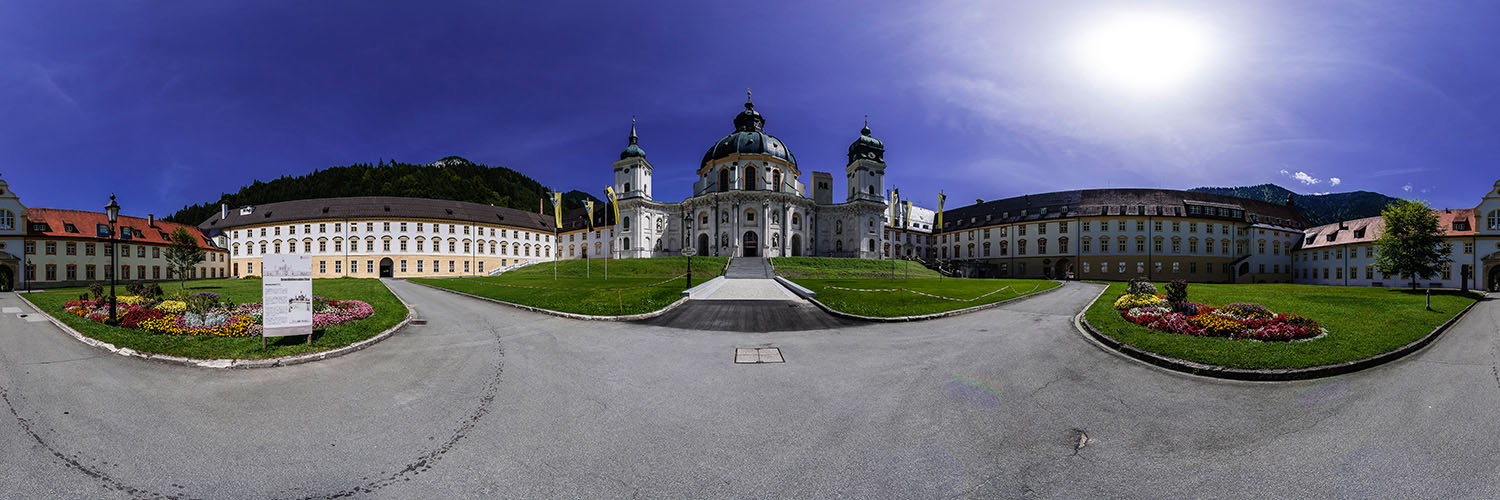360°-Panorama im Kloster Ettal