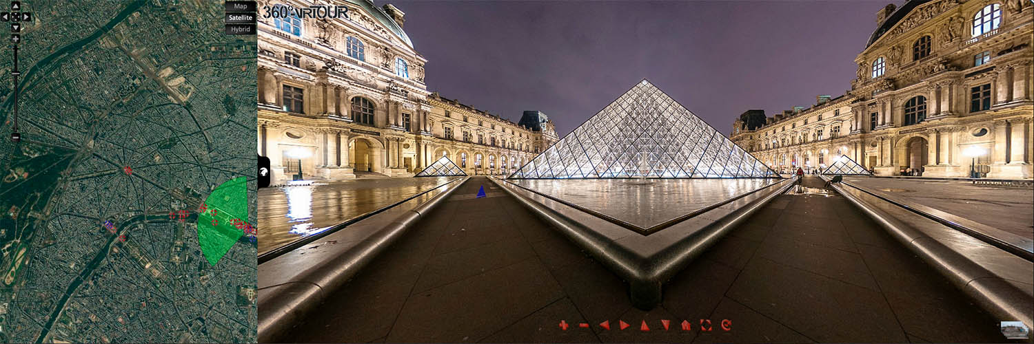 virtuelle Tour durch Paris