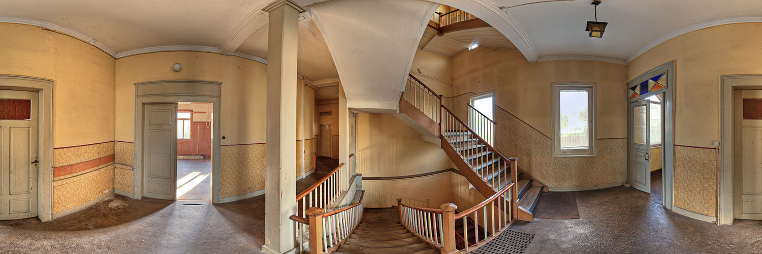 360°-Panorama in Lorch - Treppenhaus in der ehemaligen Gaststätte Harmonie