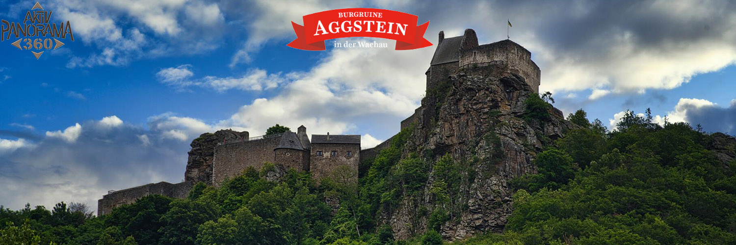 virtuelle 360° Panorama Tour durch die Burgruine Aggstein in der Wachau